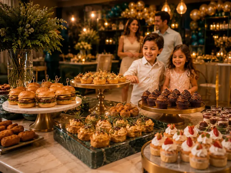 Espaço decorado para festa infantil na Villa Prime