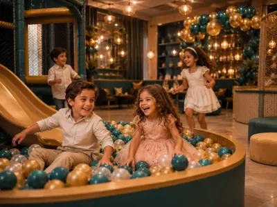 Ambiente de festa com decoração temática